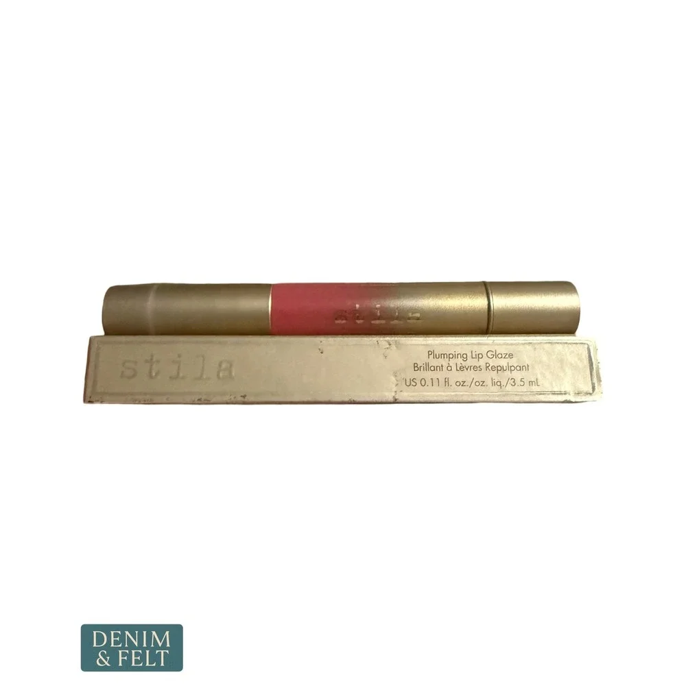 NEW Stile Plumping Lip Glaze Davina Pink High Shine Gloss 0.11oz